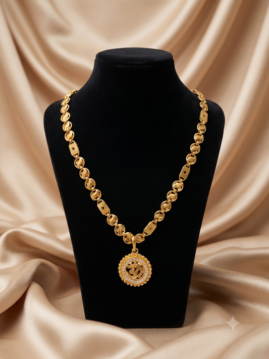 Awesome Design Gold Plated Nawabi Chain for Men