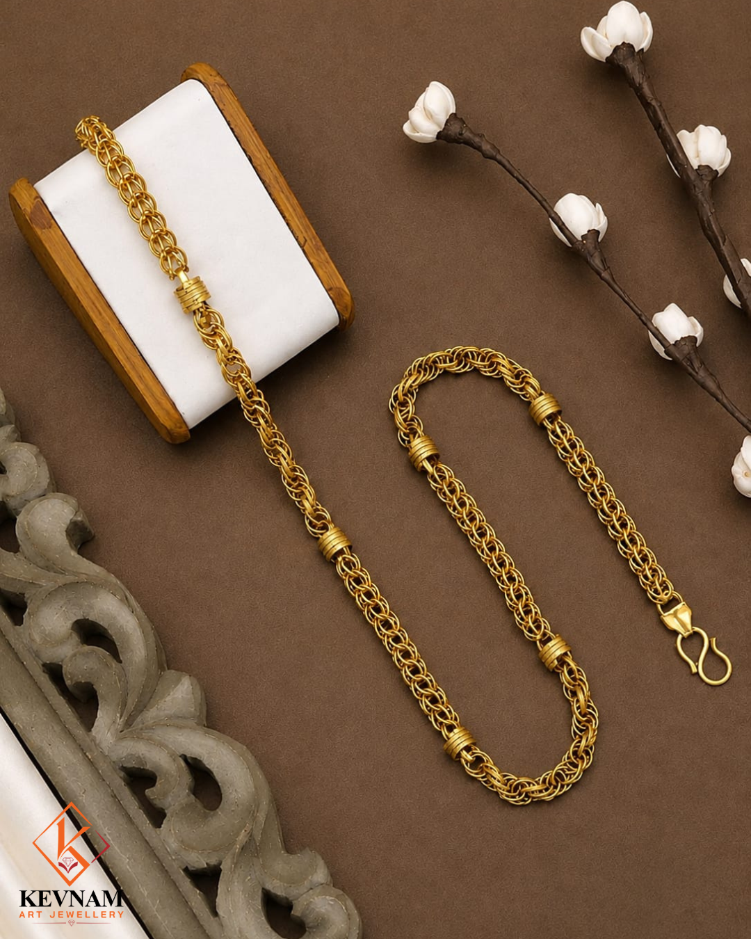 New Premium Royal Byzantine Woven Chain for Men