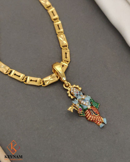 New Premium Krishna Design Designer Chain for Men.