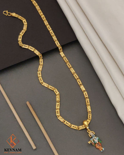 New Premium Krishna Design Designer Chain for Men.