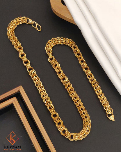 Royal Woven Link Chain for Men.