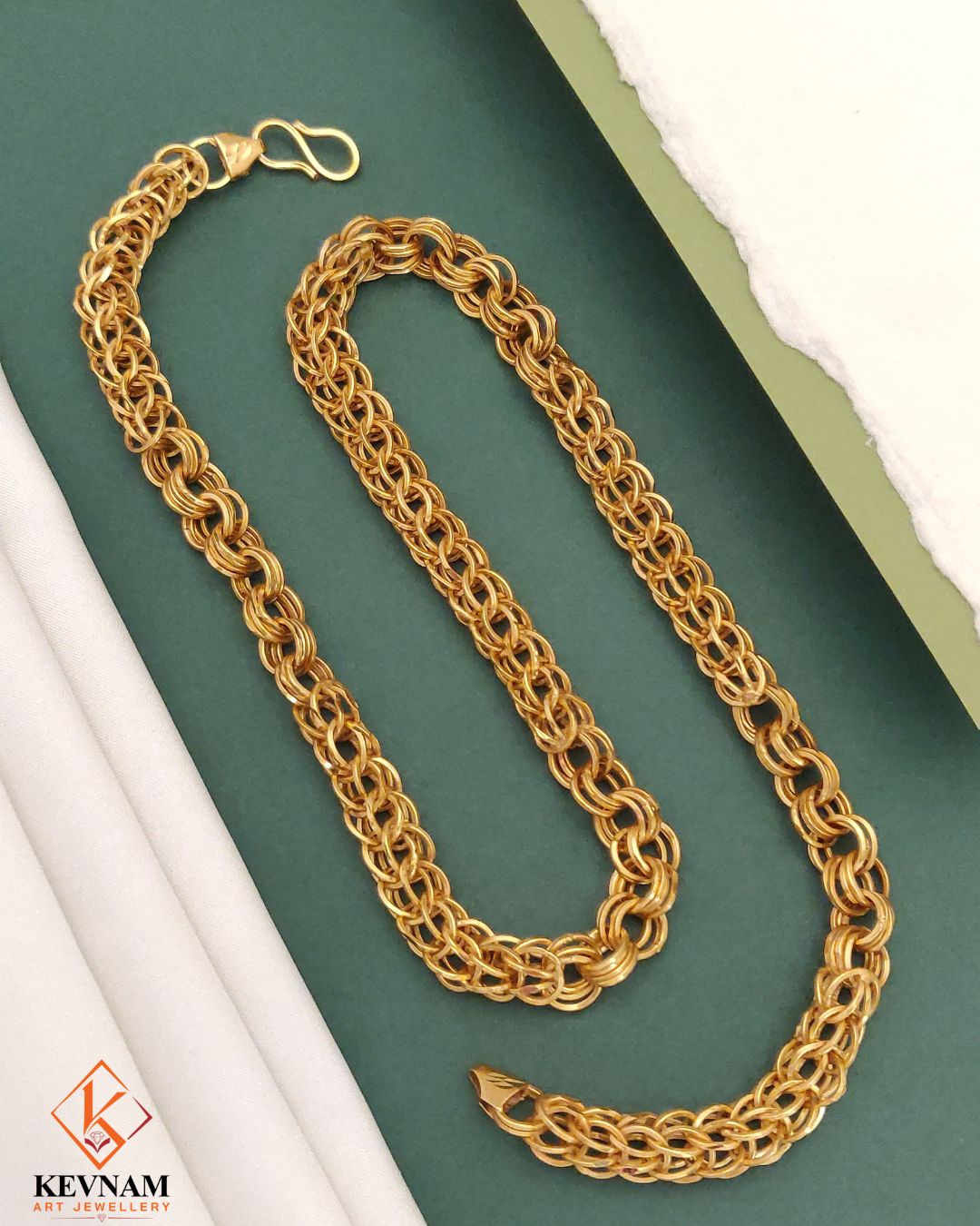 Royal Woven Link Chain for Men.