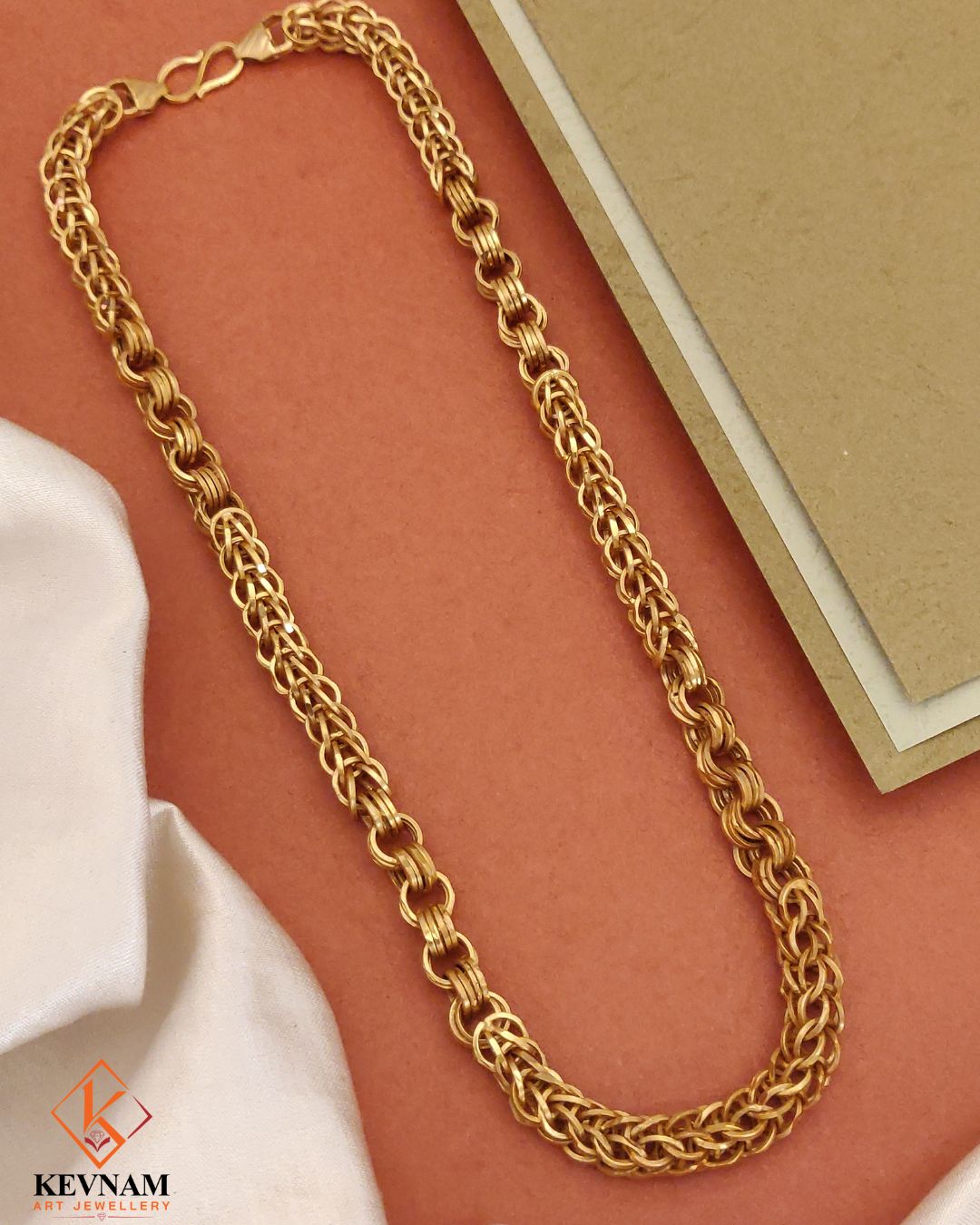 Royal Woven Link Chain for Men.