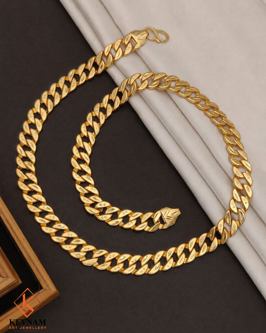 New Premium Leaf Link Designer Chain for Men